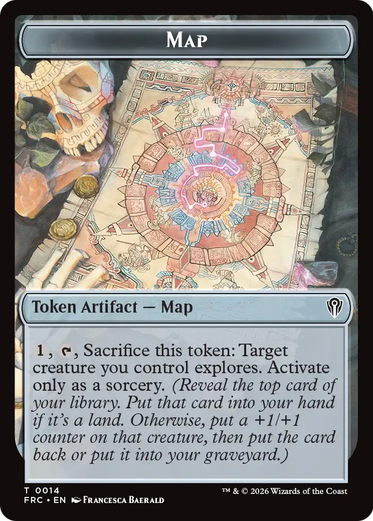 Gingerbrute // Map Double-Sided Token [Reality Fracture Commander Tokens] | Red Claw Gaming