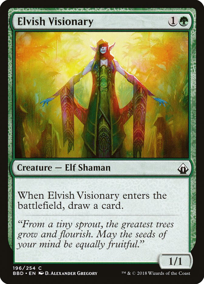Elvish Visionary [Battlebond] MTG Single Magic: The Gathering | Red Claw Gaming