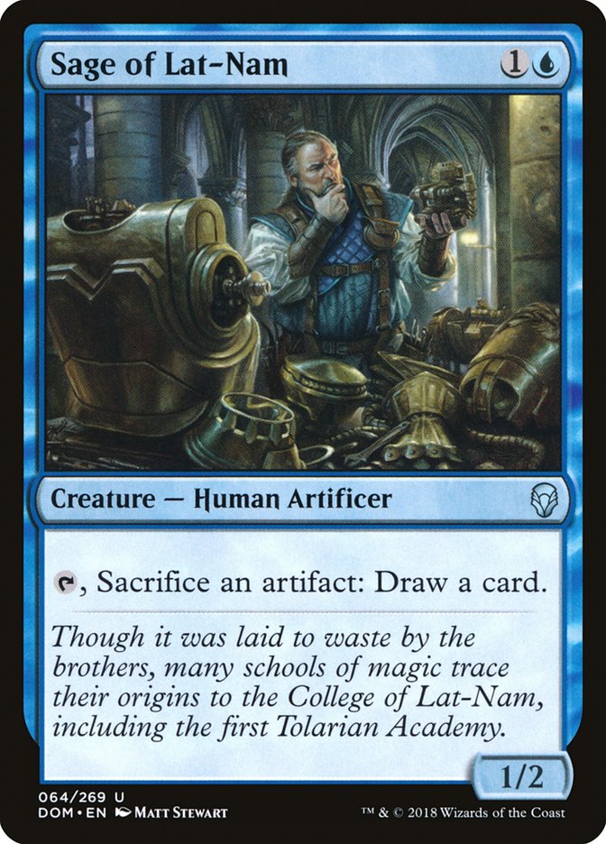 Sage of Lat-Nam [Dominaria] MTG Single Magic: The Gathering | Red Claw Gaming