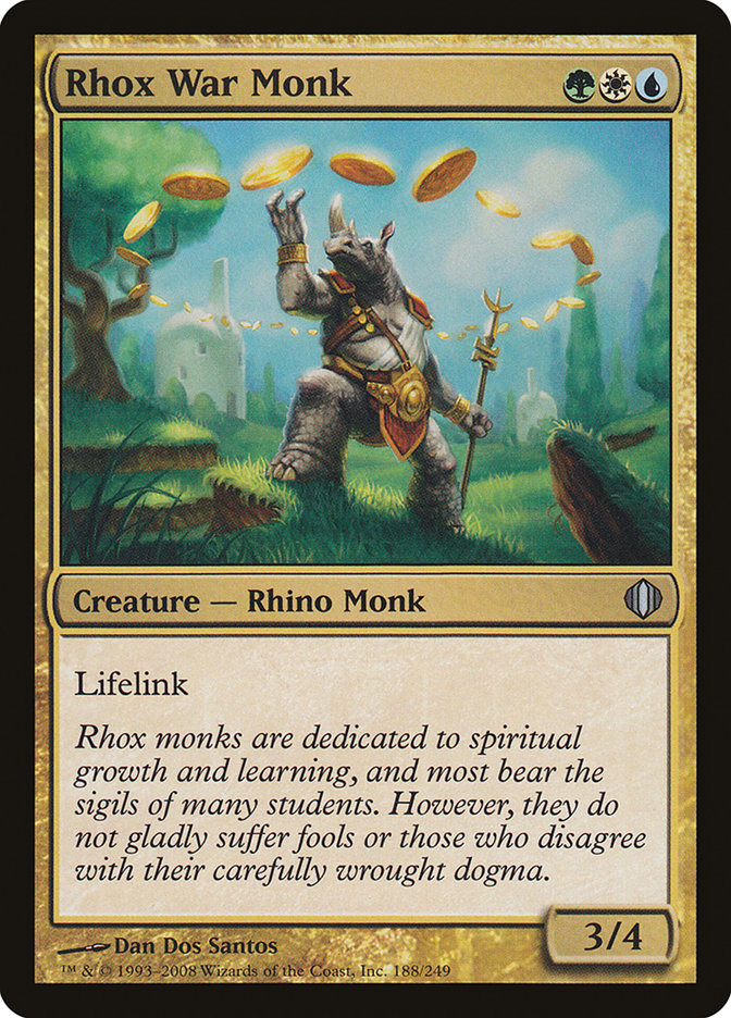 Rhox War Monk [Shards of Alara] MTG Single Magic: The Gathering | Red Claw Gaming