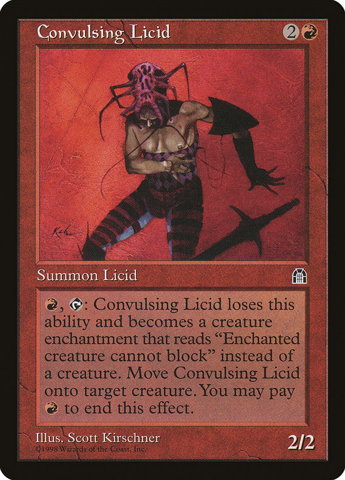 Convulsing Licid [Stronghold] MTG Single Magic: The Gathering | Red Claw Gaming