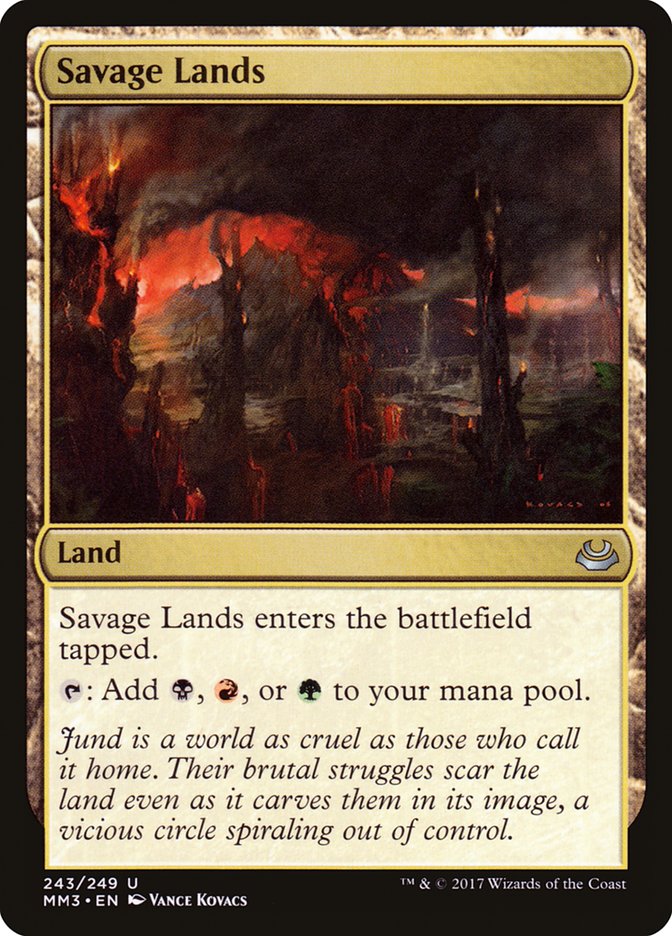 Savage Lands [Modern Masters 2017] MTG Single Magic: The Gathering | Red Claw Gaming