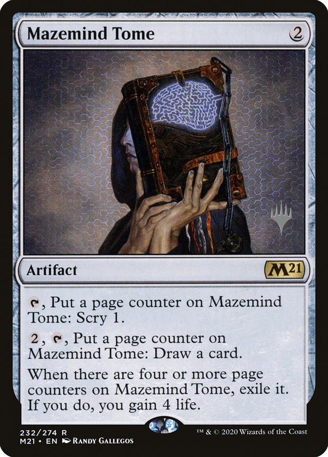 Mazemind Tome (Promo Pack) [Core Set 2021 Promos] MTG Single Magic: The Gathering | Red Claw Gaming