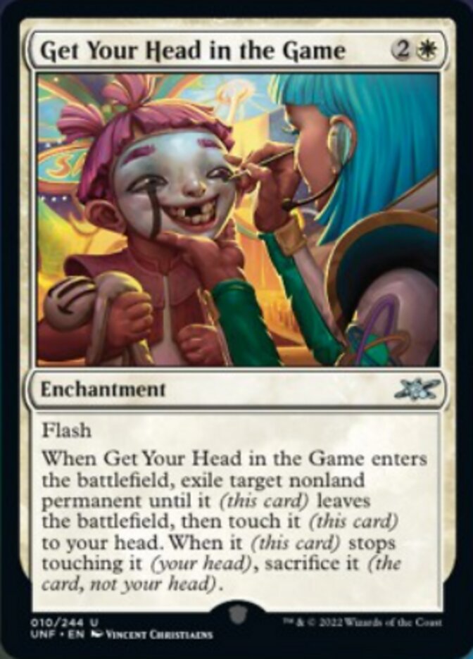 Get Your Head in the Game [Unfinity] MTG Single Magic: The Gathering    | Red Claw Gaming