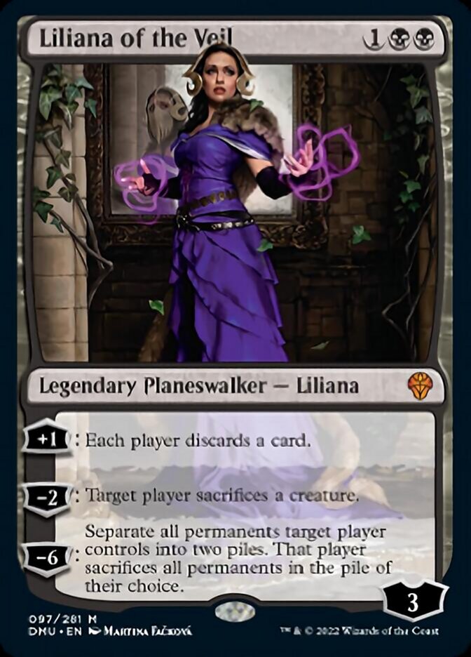 Liliana of the Veil [Dominaria United] MTG Single Magic: The Gathering | Red Claw Gaming