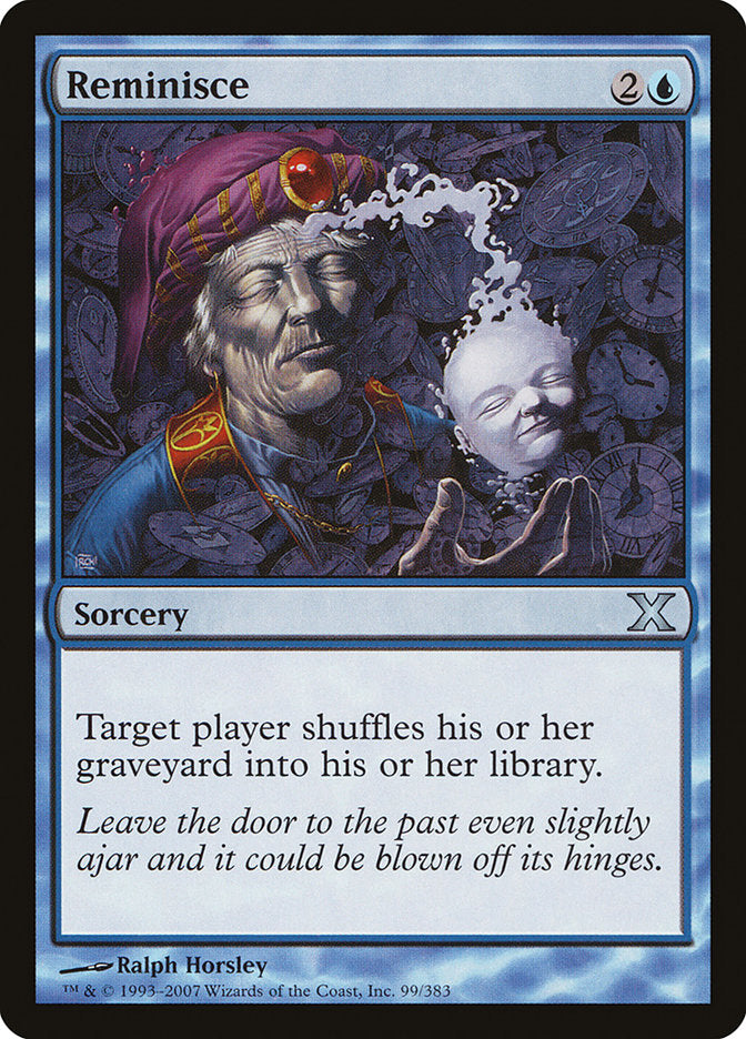 Reminisce [Tenth Edition] MTG Single Magic: The Gathering | Red Claw Gaming