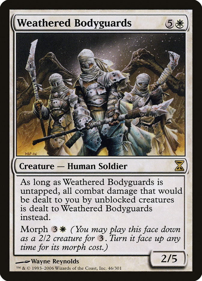 Weathered Bodyguards [Time Spiral] MTG Single Magic: The Gathering | Red Claw Gaming