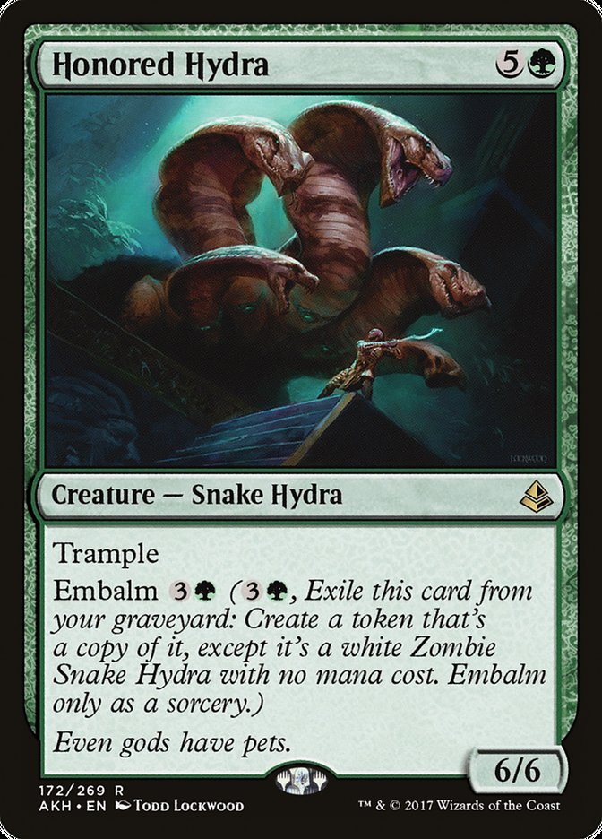 Honored Hydra [Amonkhet] MTG Single Magic: The Gathering | Red Claw Gaming