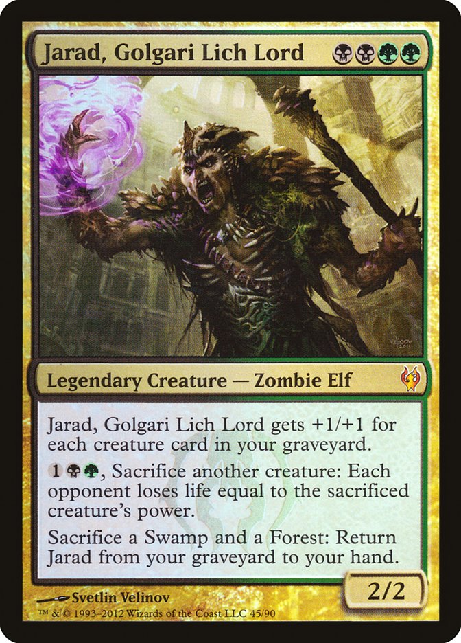Jarad, Golgari Lich Lord [Duel Decks: Izzet vs. Golgari] MTG Single Magic: The Gathering | Red Claw Gaming