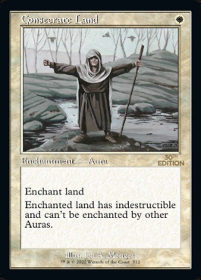 Consecrate Land (Retro) [30th Anniversary Edition] MTG Single Magic: The Gathering | Red Claw Gaming