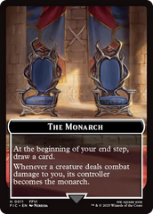 The Blackjack // The Monarch Double-Sided Token [FINAL FANTASY Commander Tokens] MTG Single Magic: The Gathering | Red Claw Gaming