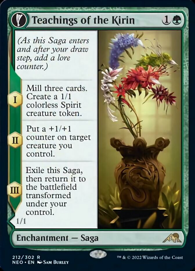 Teachings of the Kirin // Kirin-Touched Orochi [Kamigawa: Neon Dynasty] MTG Single Magic: The Gathering    | Red Claw Gaming