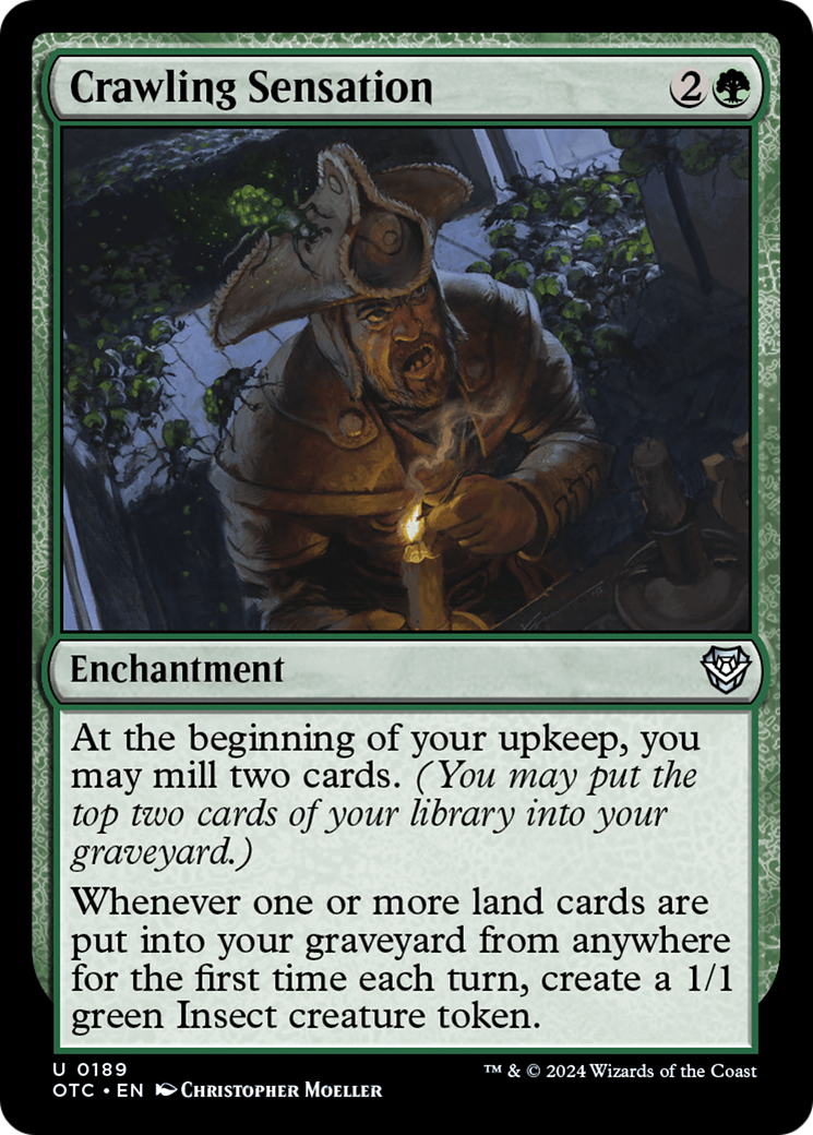 Crawling Sensation [Outlaws of Thunder Junction Commander] MTG Single Magic: The Gathering | Red Claw Gaming