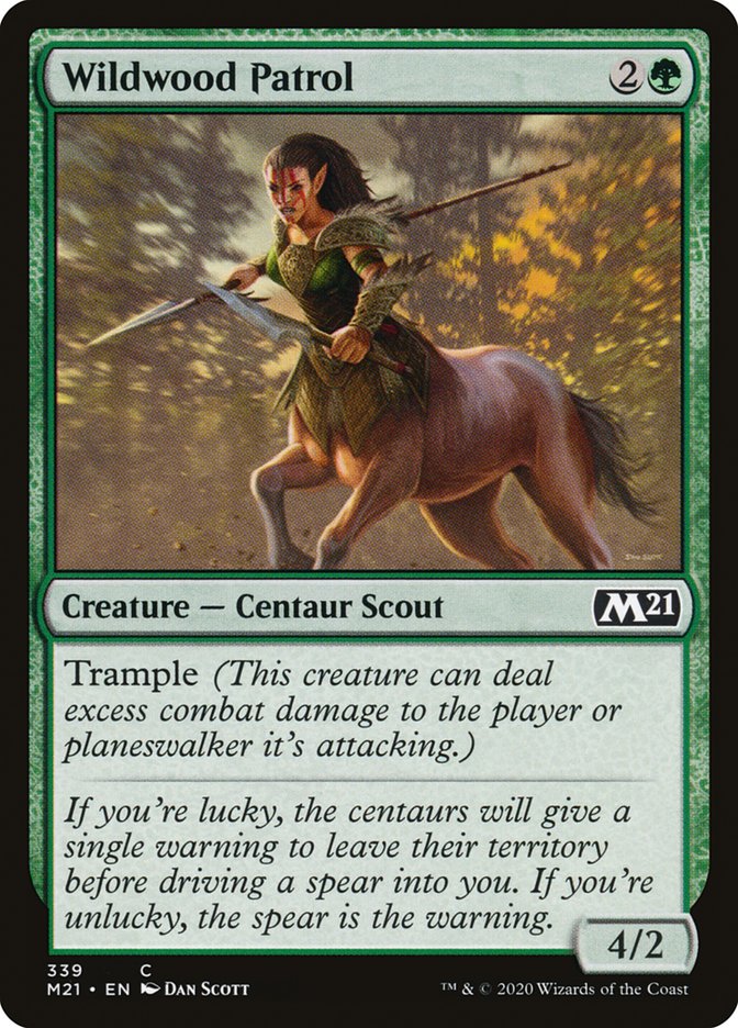 Wildwood Patrol [Core Set 2021] MTG Single Magic: The Gathering | Red Claw Gaming