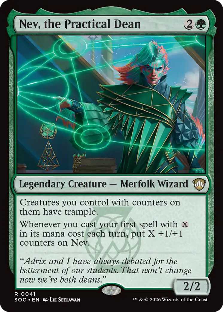 Nev, the Practical Dean [Secrets of Strixhaven Commander] MTG Single Magic: The Gathering | Red Claw Gaming