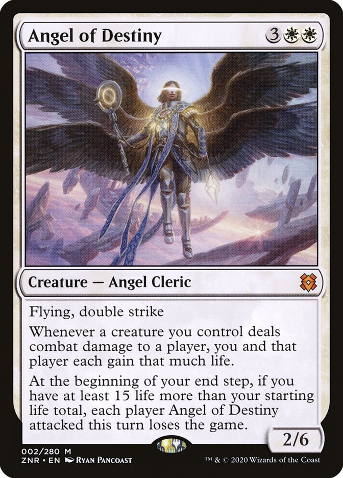 Angel of Destiny [Zendikar Rising] MTG Single Magic: The Gathering | Red Claw Gaming
