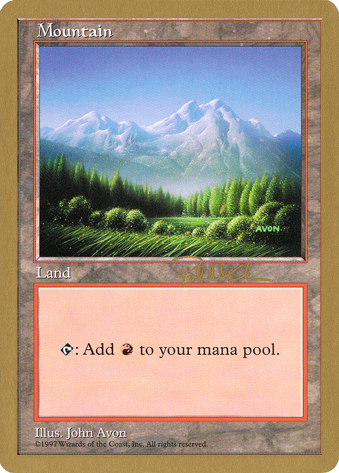 Mountain (pm443) (Paul McCabe) [World Championship Decks 1997] MTG Single Magic: The Gathering | Red Claw Gaming