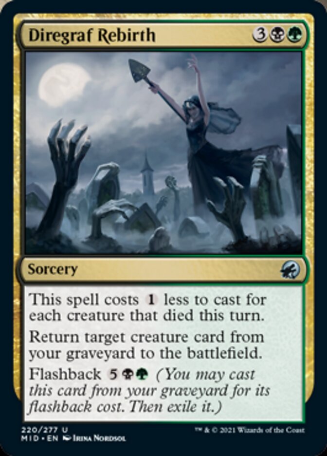 Diregraf Rebirth [Innistrad: Midnight Hunt] MTG Single Magic: The Gathering | Red Claw Gaming