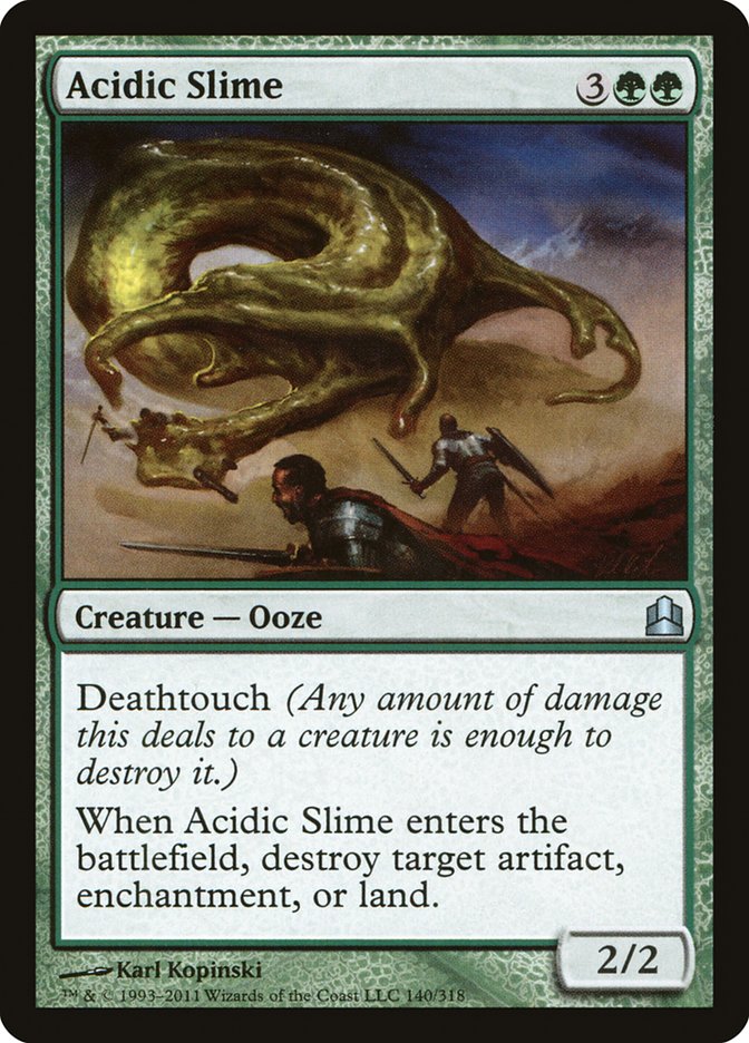 Acidic Slime [Commander 2011] MTG Single Magic: The Gathering | Red Claw Gaming