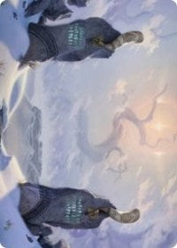 Snow-Covered Plains (276) Art Card [Kaldheim Art Series] MTG Single Magic: The Gathering | Red Claw Gaming