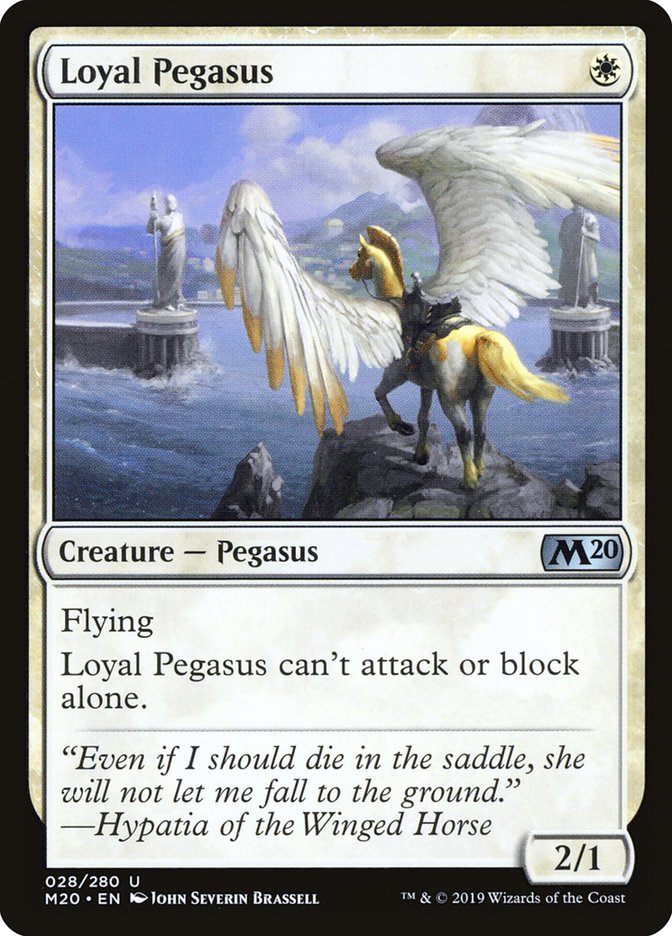 Loyal Pegasus [Core Set 2020] MTG Single Magic: The Gathering | Red Claw Gaming