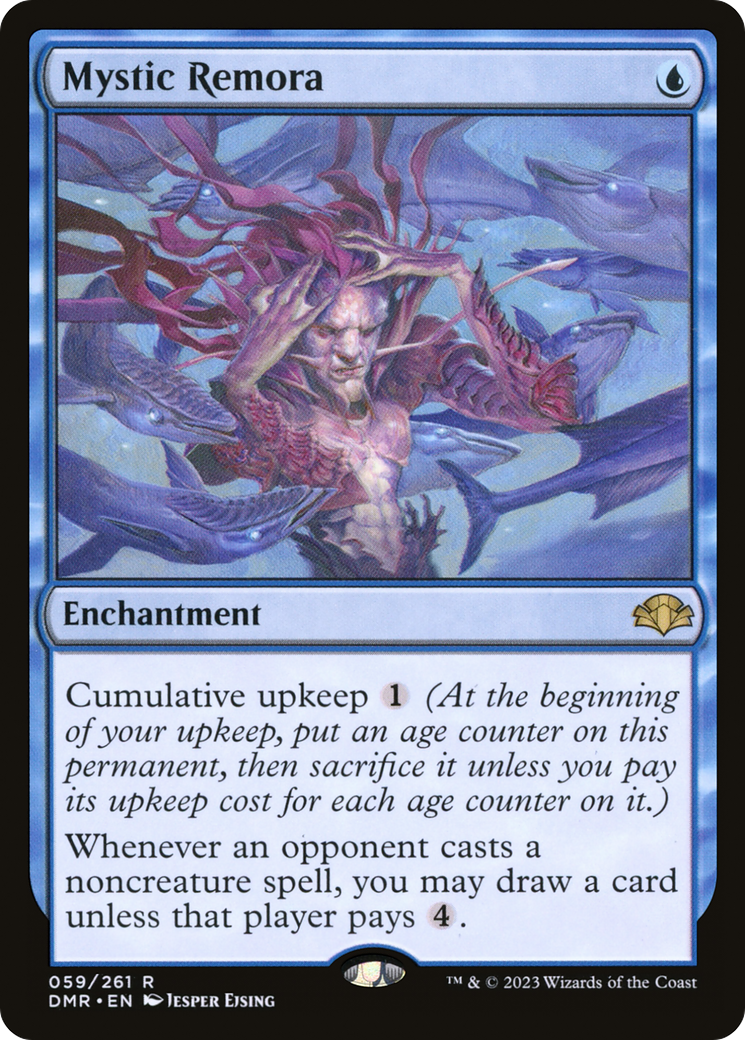 Mystic Remora [Dominaria Remastered] MTG Single Magic: The Gathering | Red Claw Gaming