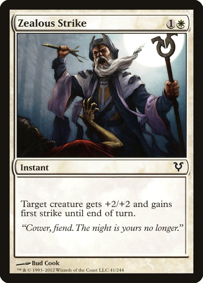 Zealous Strike [Avacyn Restored] MTG Single Magic: The Gathering | Red Claw Gaming