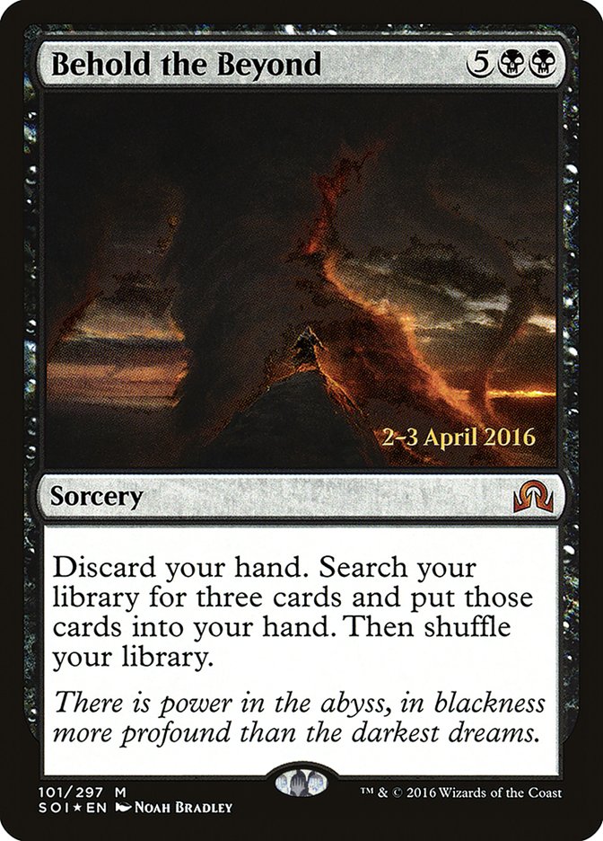 Behold the Beyond [Shadows over Innistrad Prerelease Promos] MTG Single Magic: The Gathering | Red Claw Gaming