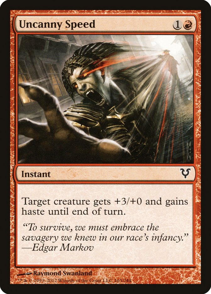 Uncanny Speed [Avacyn Restored] MTG Single Magic: The Gathering | Red Claw Gaming