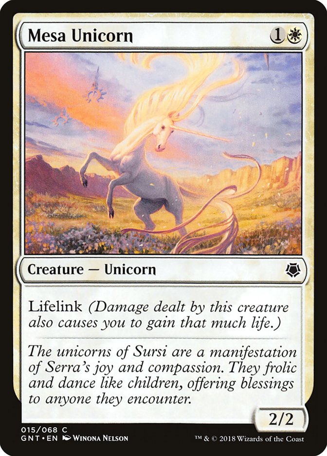 Mesa Unicorn [Game Night 2018] MTG Single Magic: The Gathering | Red Claw Gaming