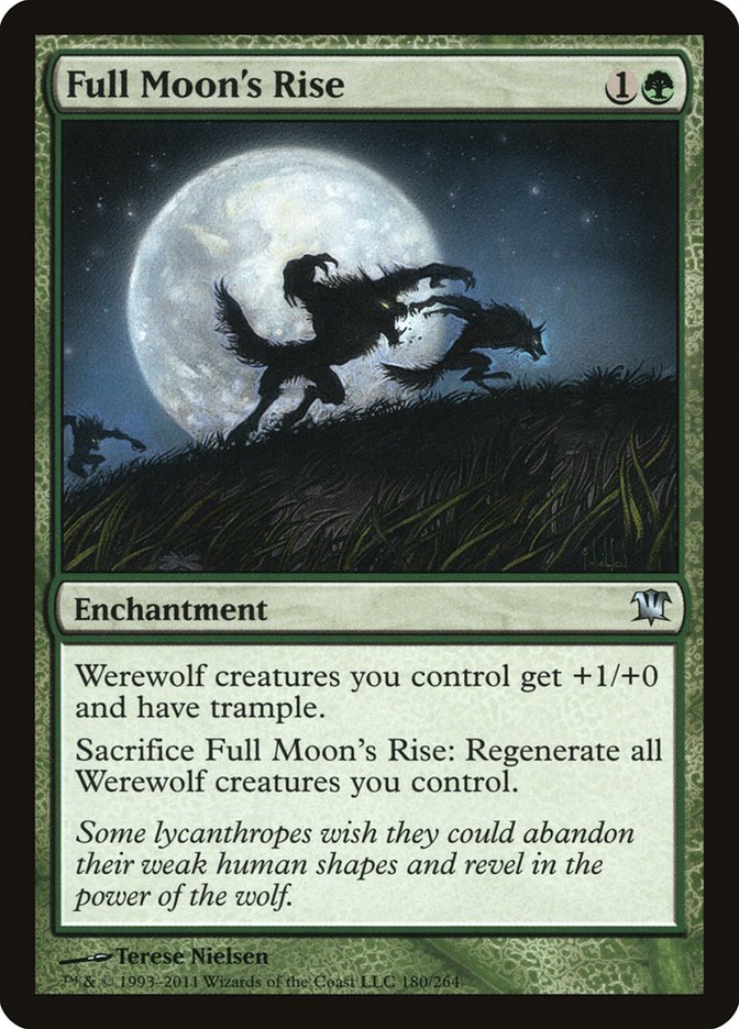 Full Moon's Rise [Innistrad] MTG Single Magic: The Gathering | Red Claw Gaming