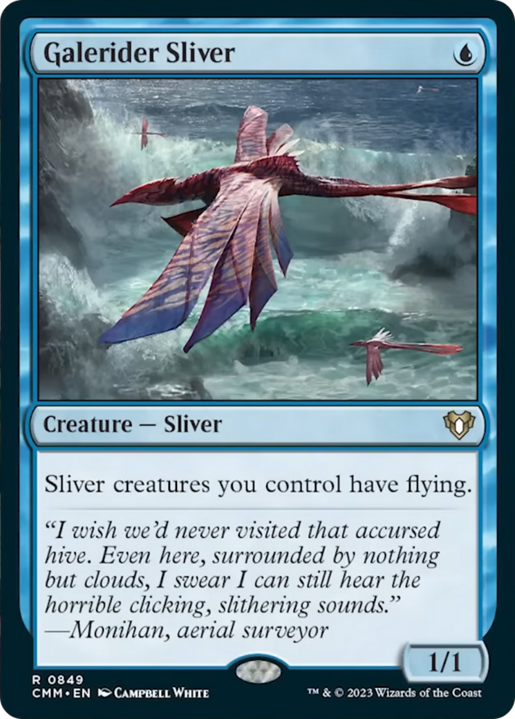 Galerider Sliver [Commander Masters] MTG Single Magic: The Gathering    | Red Claw Gaming