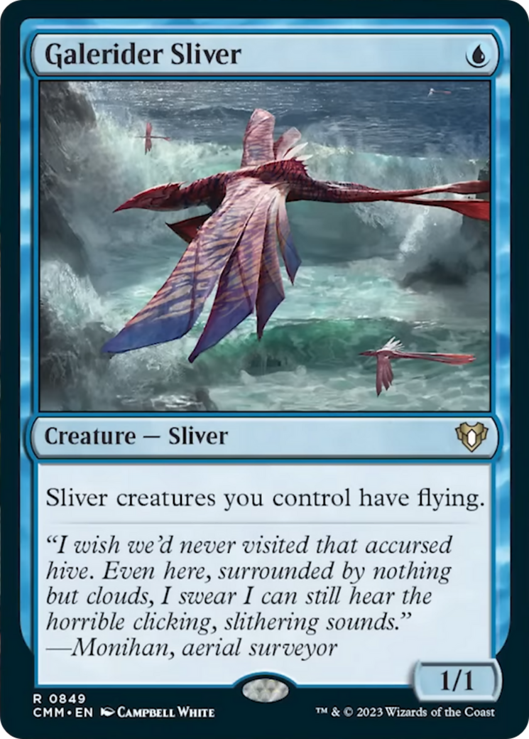 Galerider Sliver [Commander Masters] MTG Single Magic: The Gathering | Red Claw Gaming