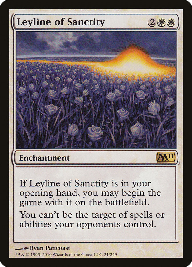 Leyline of Sanctity [Magic 2011] MTG Single Magic: The Gathering | Red Claw Gaming