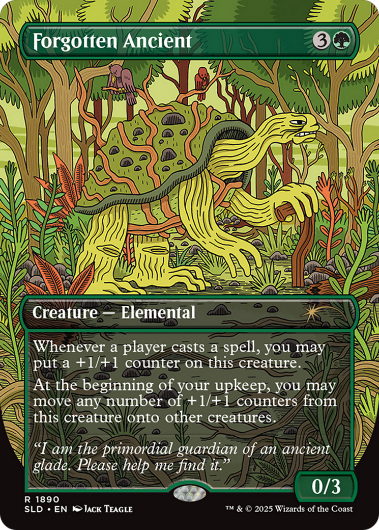 Forgotten Ancient (Rainbow Foil) [Secret Lair Drop Series] MTG Single Magic: The Gathering | Red Claw Gaming