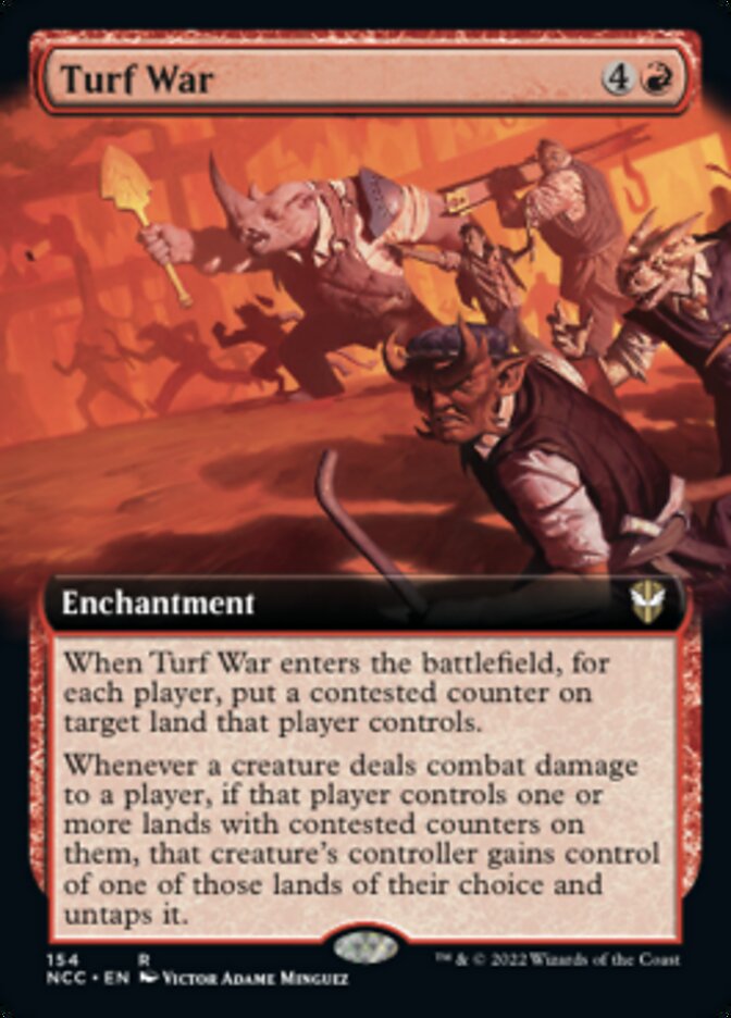 Turf War (Extended Art) [Streets of New Capenna Commander] MTG Single Magic: The Gathering | Red Claw Gaming