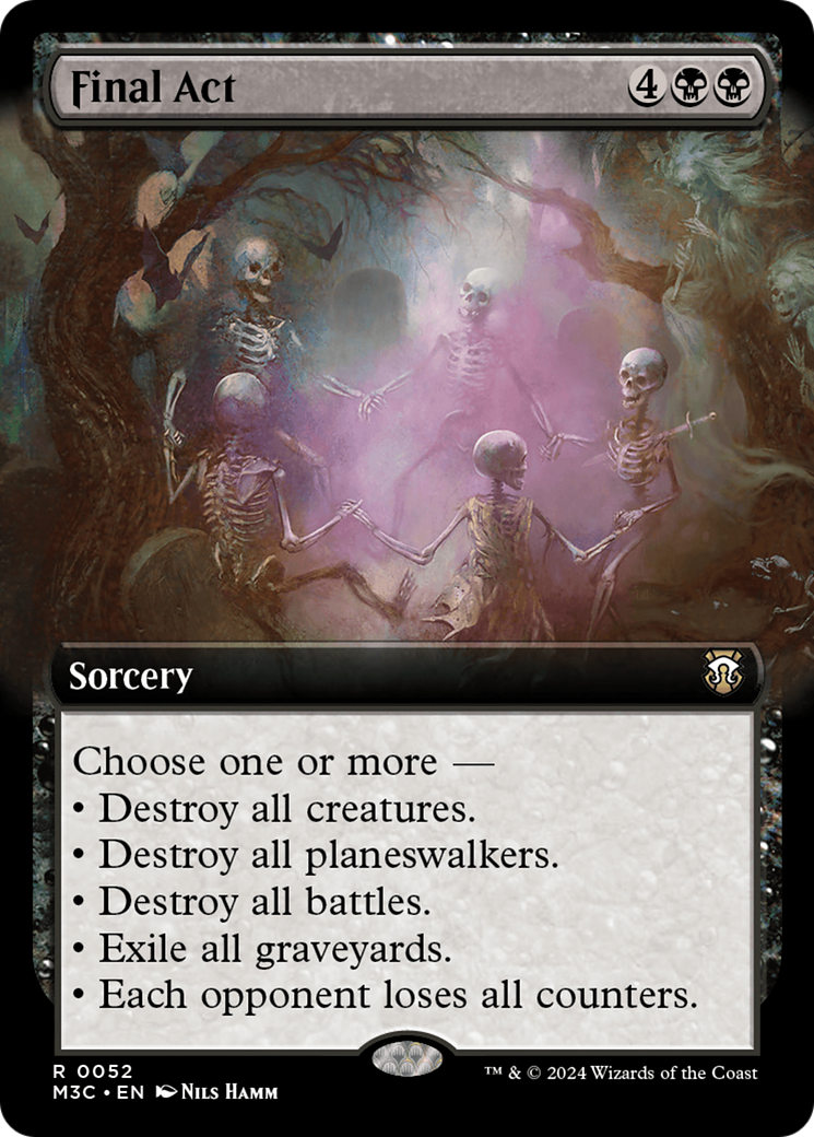 Final Act (Extended Art) [Modern Horizons 3 Commander] MTG Single Magic: The Gathering | Red Claw Gaming