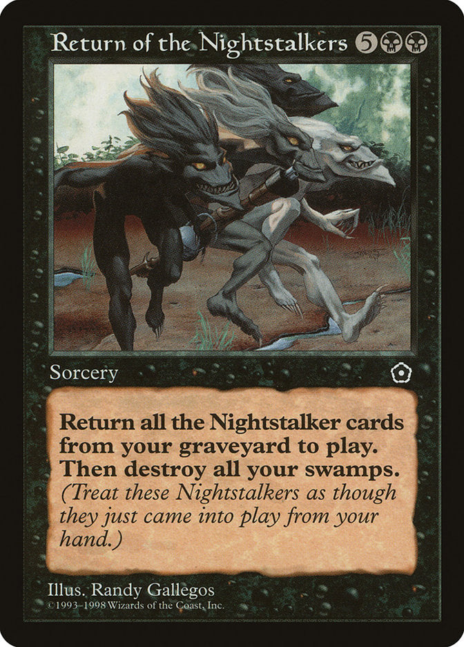 Return of the Nightstalkers [Portal Second Age] MTG Single Magic: The Gathering | Red Claw Gaming