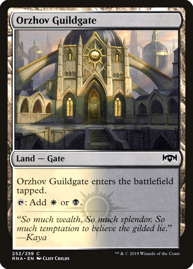 Orzhov Guildgate (252/259) [Ravnica Allegiance] MTG Single Magic: The Gathering | Red Claw Gaming