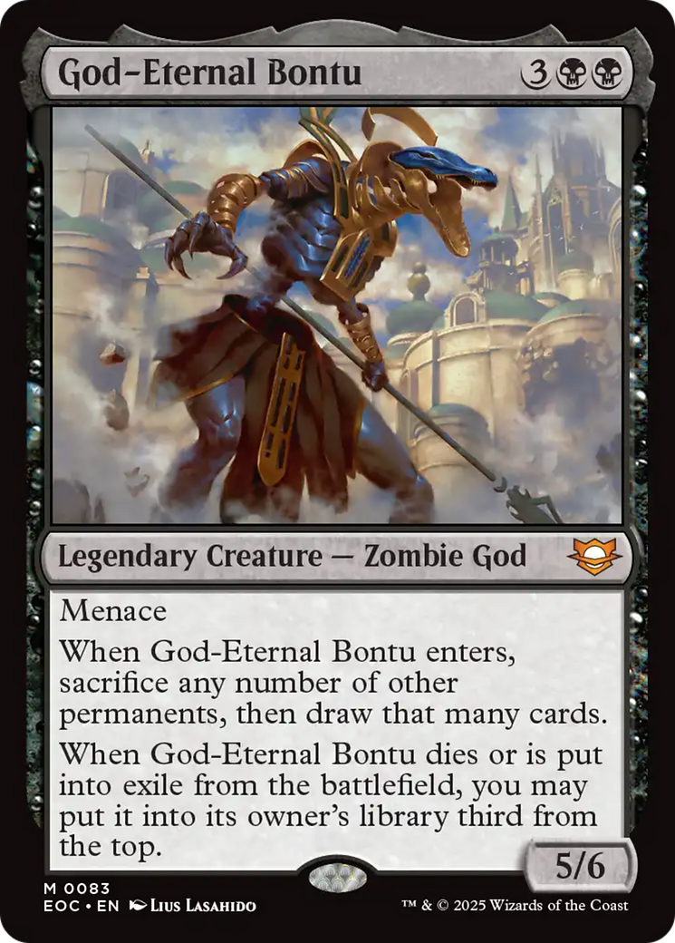 God-Eternal Bontu [Edge of Eternities Commander] MTG Single Magic: The Gathering | Red Claw Gaming