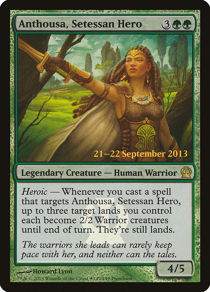 Anthousa, Setessan Hero [Theros Prerelease Promos] MTG Single Magic: The Gathering | Red Claw Gaming
