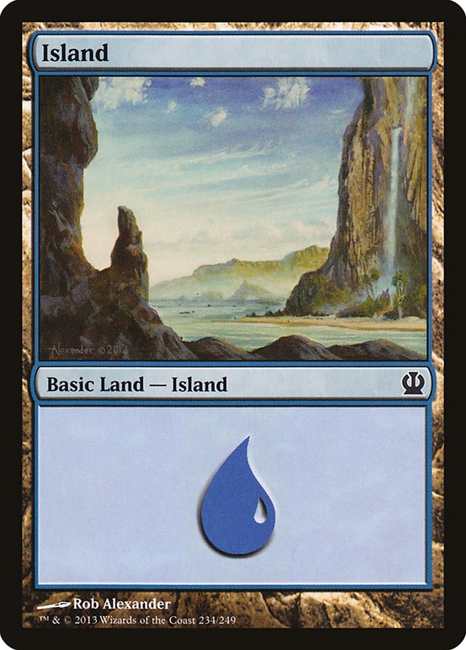 Island (234) [Theros] MTG Single Magic: The Gathering | Red Claw Gaming