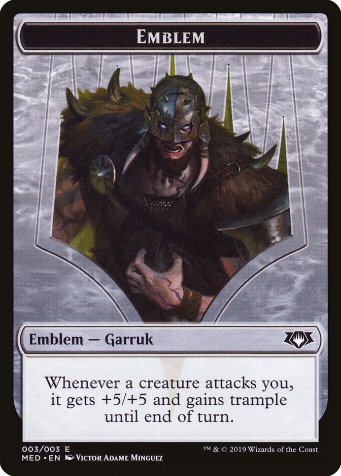 Garruk, Apex Predator Emblem [Mythic Edition Tokens] MTG Single Magic: The Gathering | Red Claw Gaming