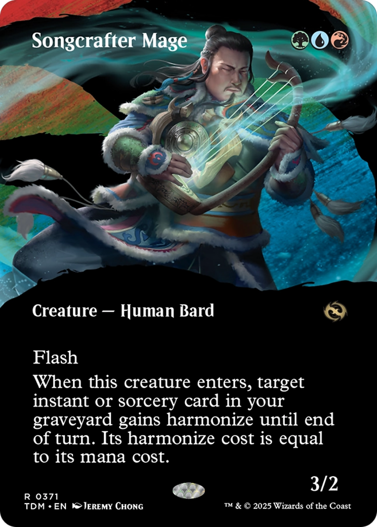 Songcrafter Mage (Borderless) [Tarkir: Dragonstorm] MTG Single Magic: The Gathering | Red Claw Gaming