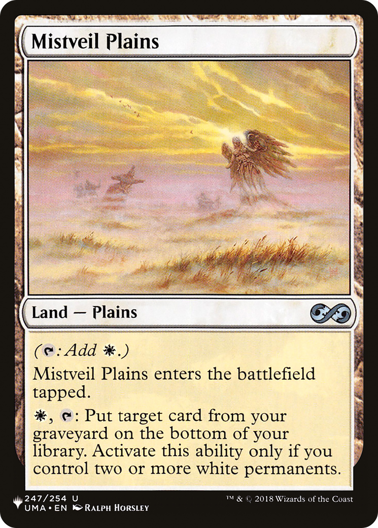 Mistveil Plains [The List] MTG Single Magic: The Gathering | Red Claw Gaming