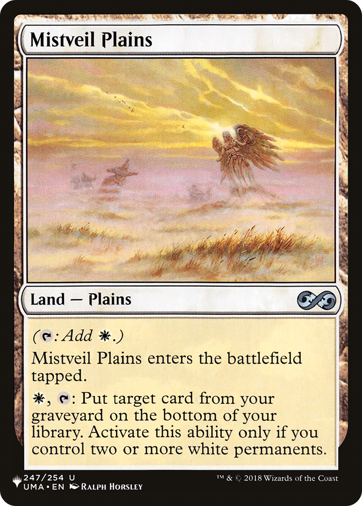 Mistveil Plains [The List] MTG Single Magic: The Gathering    | Red Claw Gaming