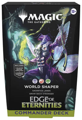 Magic: The Gathering Edge Of Eternities World Shaper Commander Sealed Magic the Gathering Wizards of the Coast (Sealed) | Red Claw Gaming