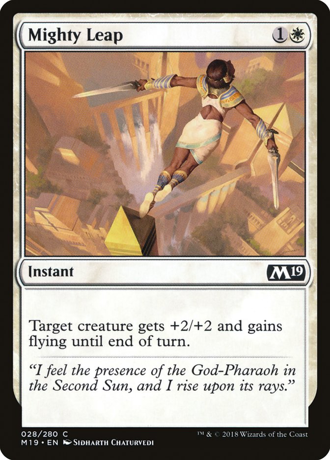 Mighty Leap [Core Set 2019] MTG Single Magic: The Gathering | Red Claw Gaming