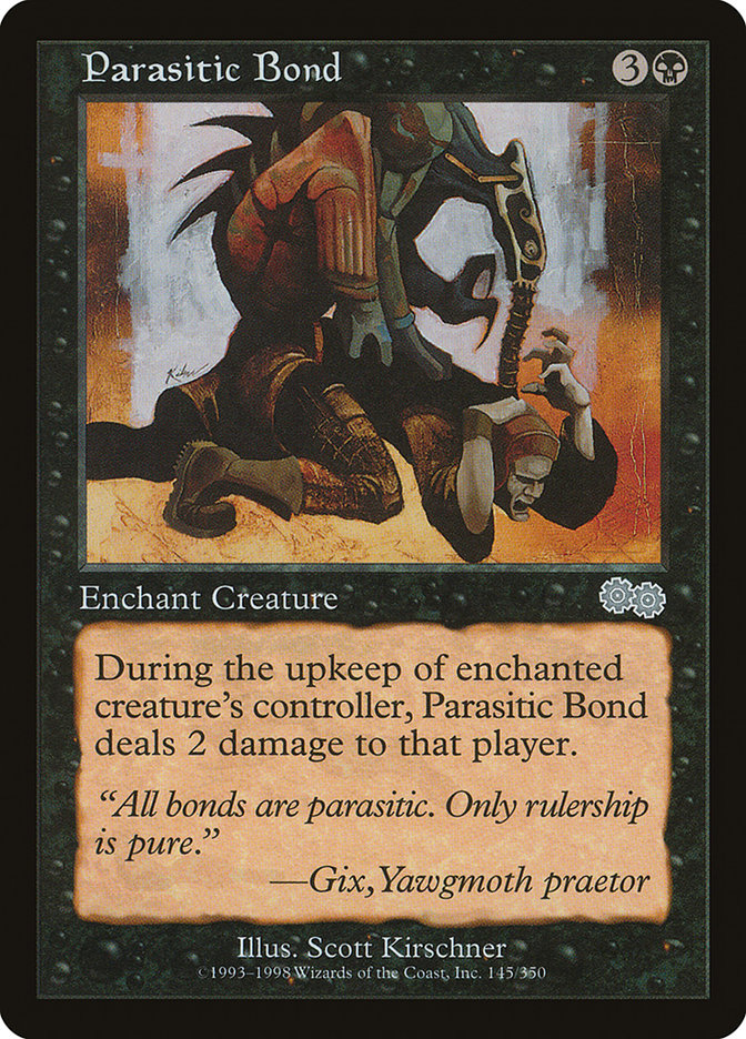 Parasitic Bond [Urza's Saga] MTG Single Magic: The Gathering | Red Claw Gaming