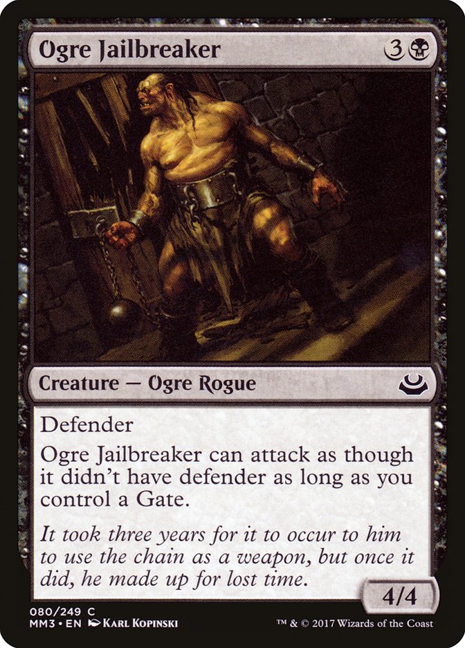 Ogre Jailbreaker [Modern Masters 2017] MTG Single Magic: The Gathering | Red Claw Gaming